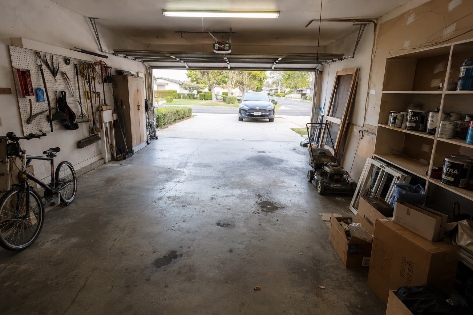 2-Car Garage Refresh before coating